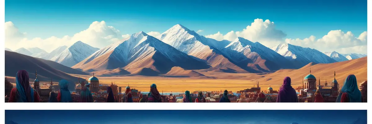 Here is the image designed for the homepage of a website, symbolizing Kazakhstan. It features a majestic eagle soaring above the vast Kazakh steppe with the Altai mountains in the background, set under a clear, bright sky. This image highlights the natural beauty and wildlife of Kazakhstan. You can view and download the image above.